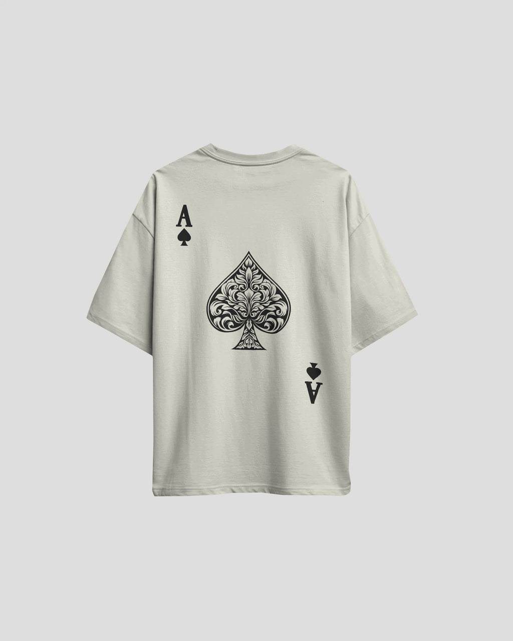 Unisex Ace Of Spades Oversized T-shirt
