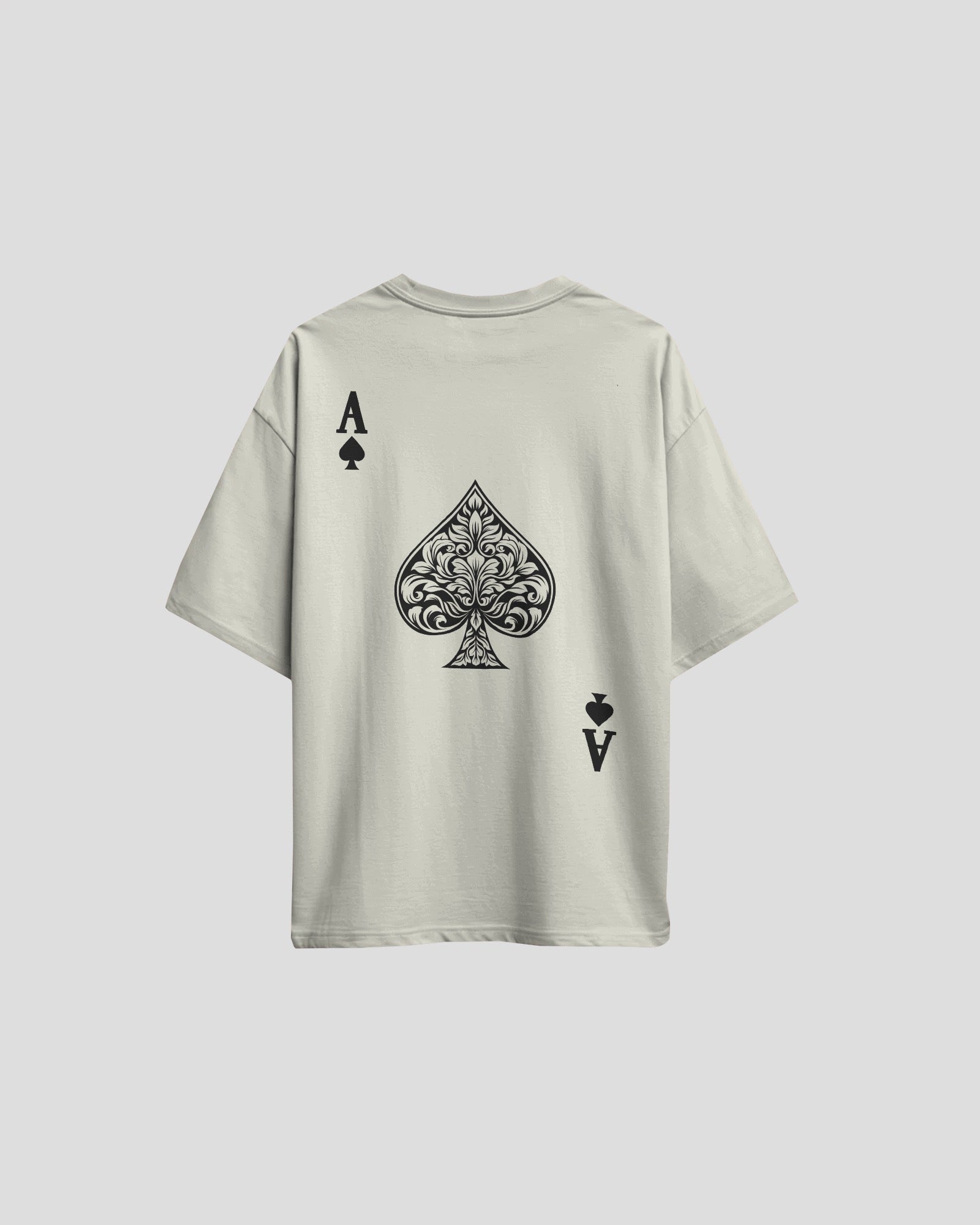 Unisex Ace Of Spades Oversized T-shirt