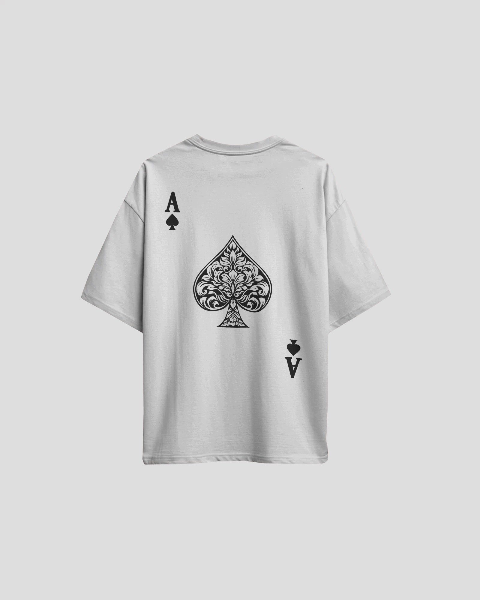Unisex Ace Of Spades Oversized T-shirt