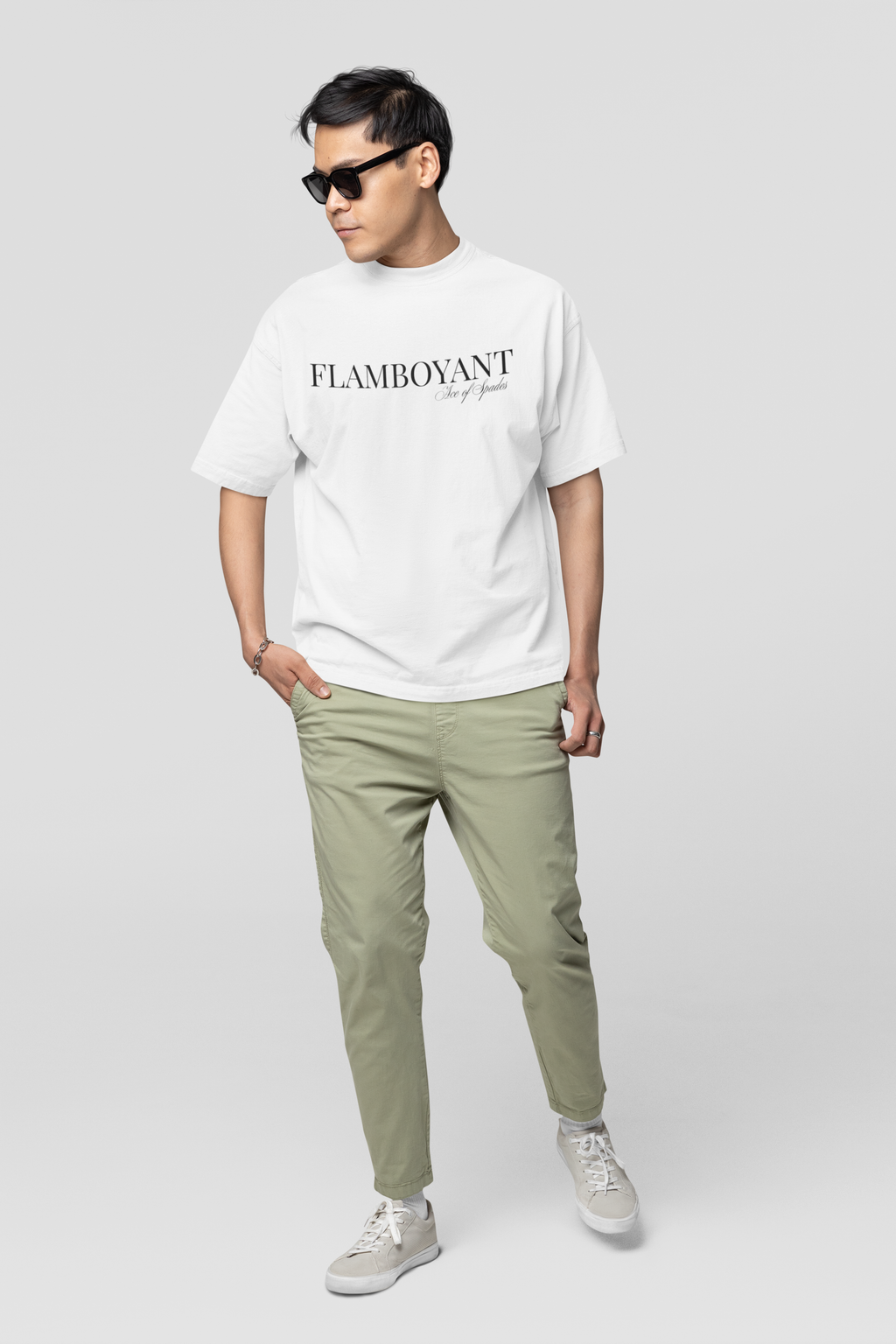 Unisex Ace Of Spades Oversized T-shirt