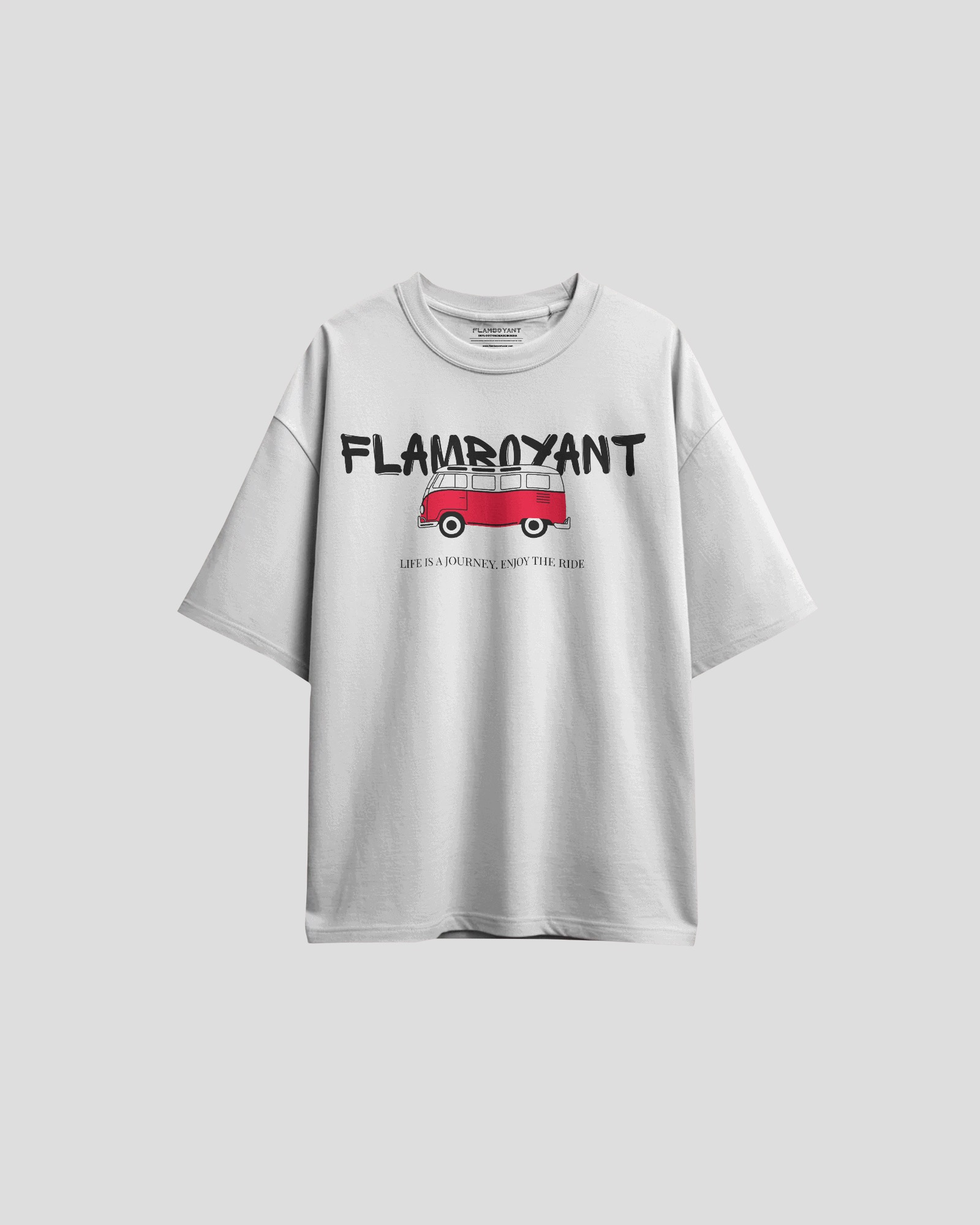 Unisex Life Is A Journey Oversized T-shirt
