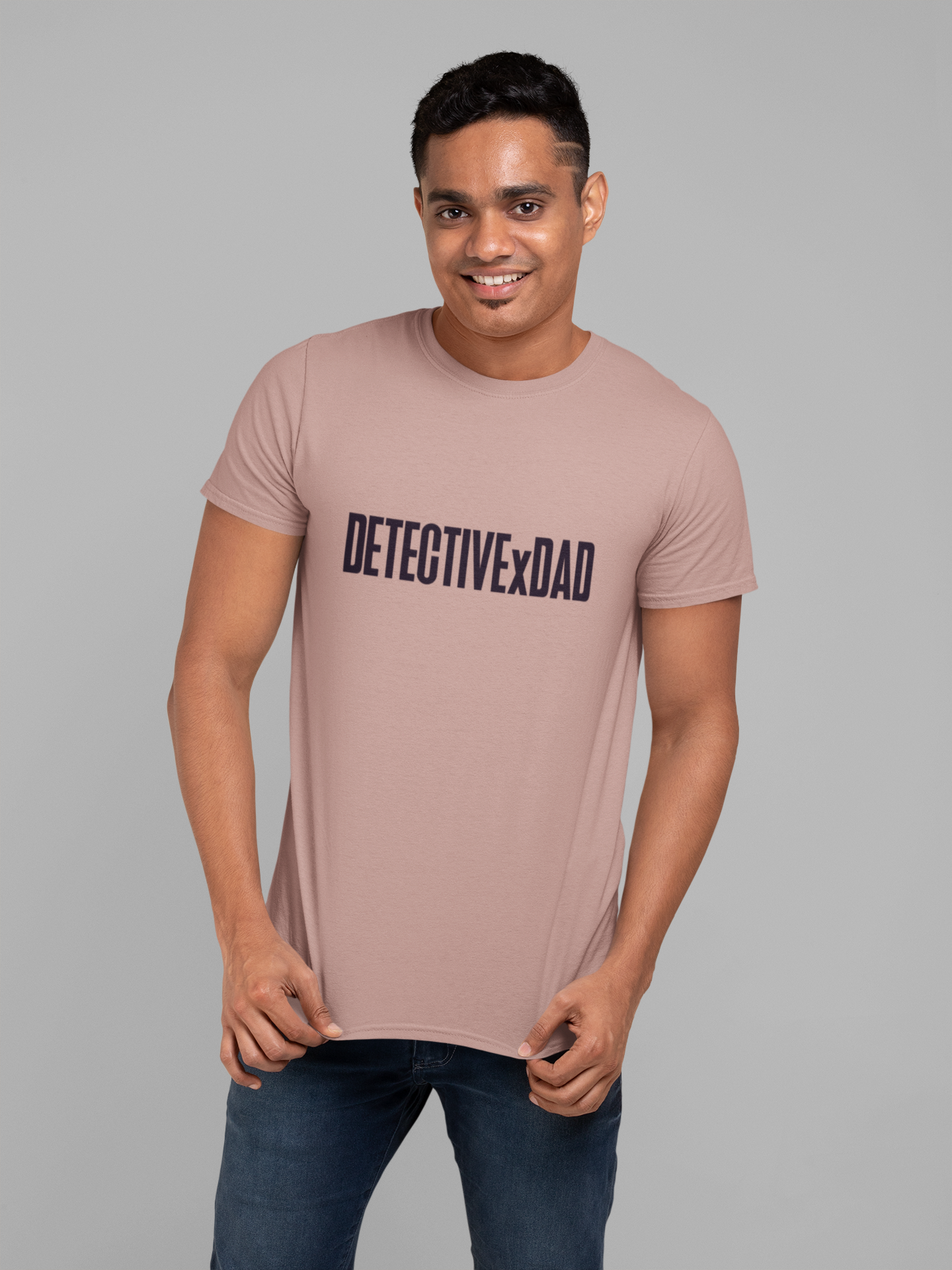 Male Detective Dad T-shirt Flamboyant