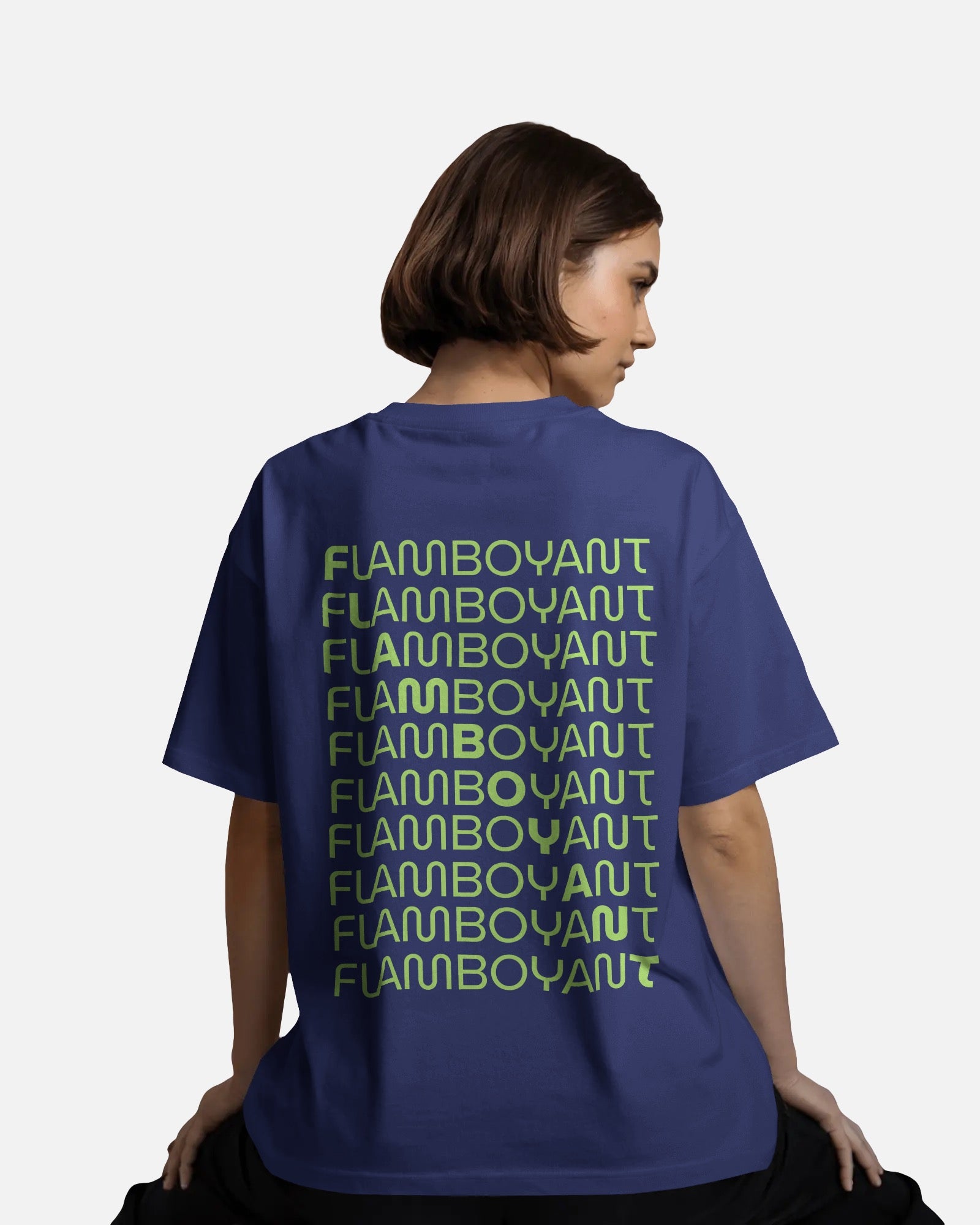 Unisex Diagonal Oversized T-shirt