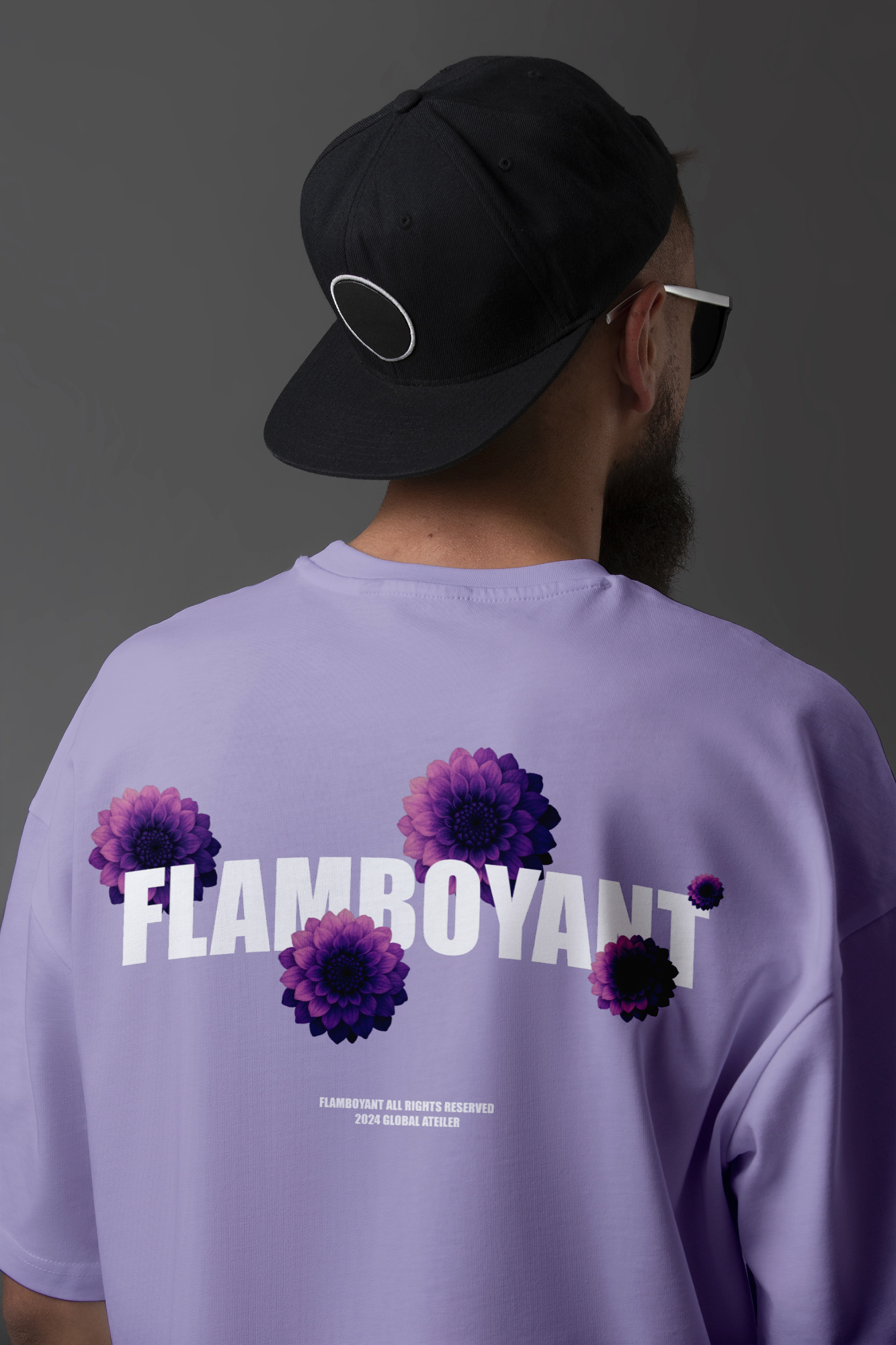 Unisex Urban Petal Oversized T-shirt