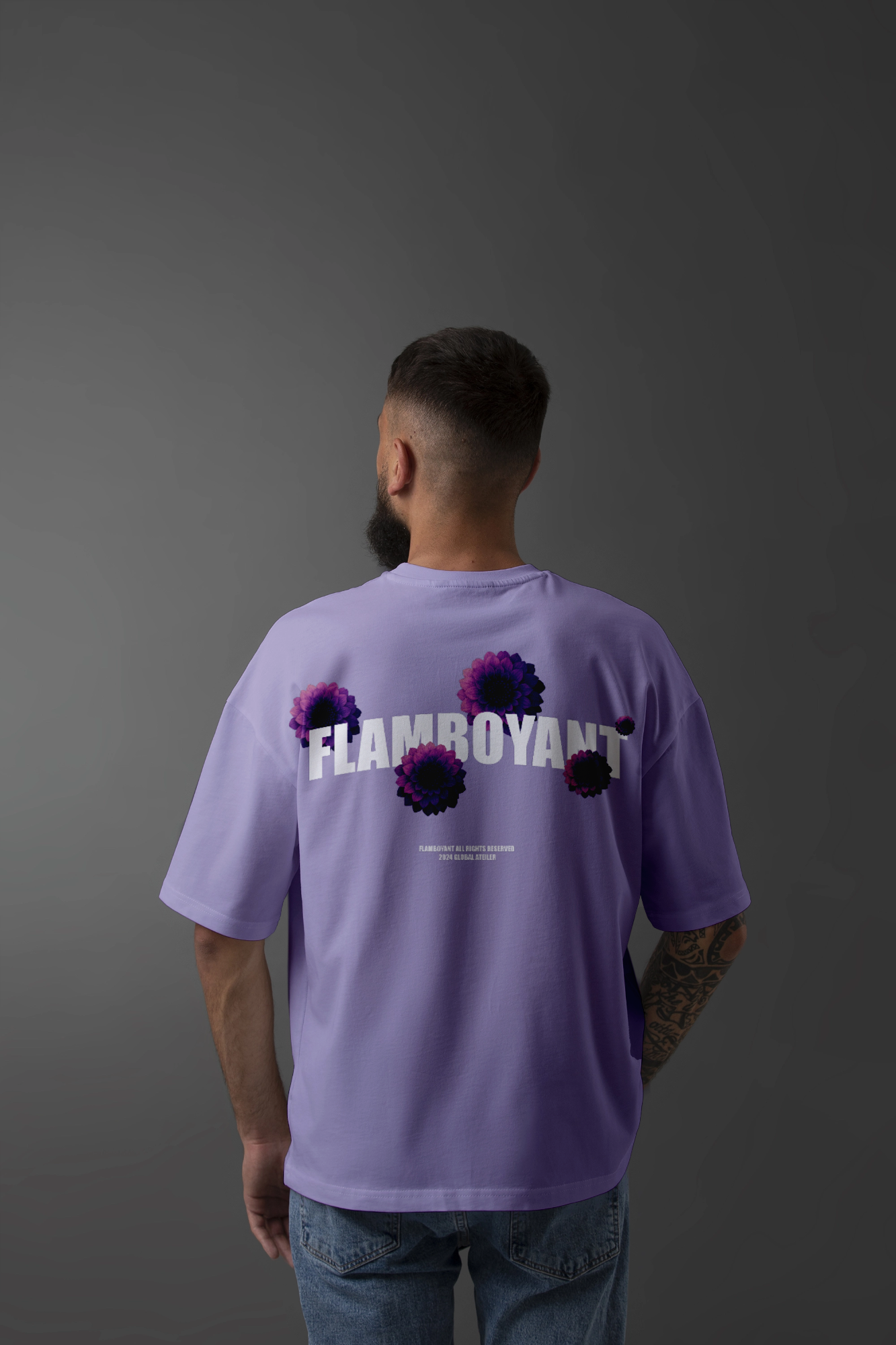 Unisex Urban Petal Oversized T-shirt