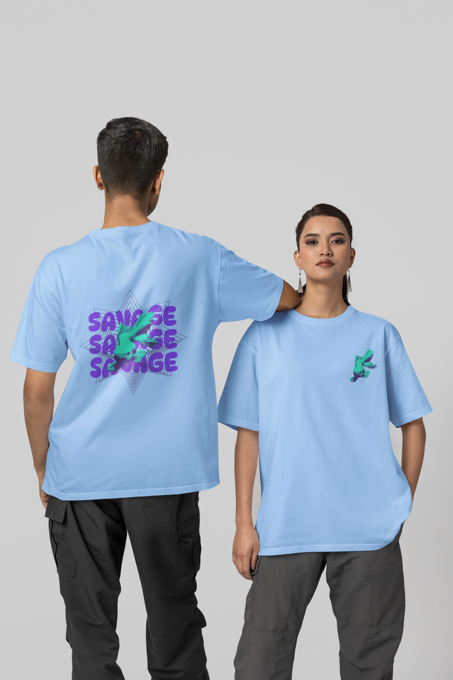 Unisex Savage Oversized T-shirt Flamboyant