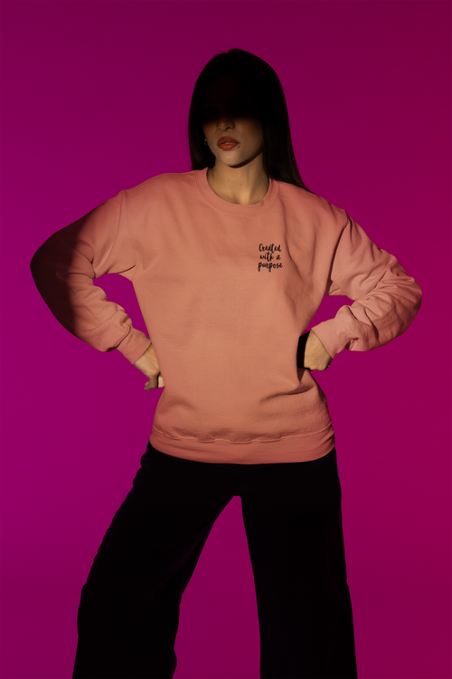 Unisex Created With A Purpose Sweatshirt