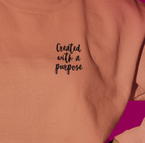Unisex Created With A Purpose Sweatshirt