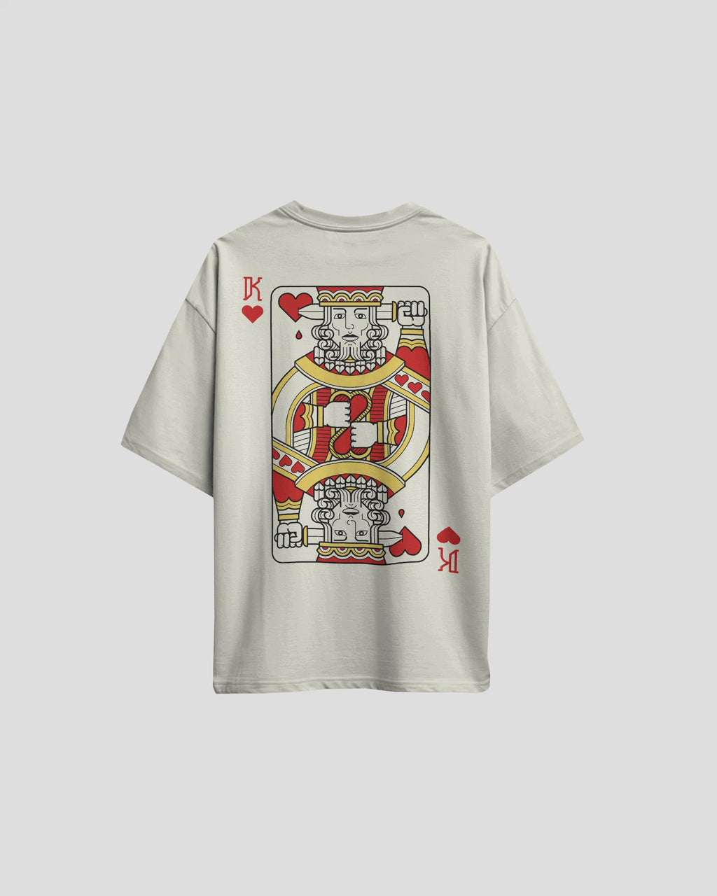 Unisex King Of Hearts Oversized T-shirt