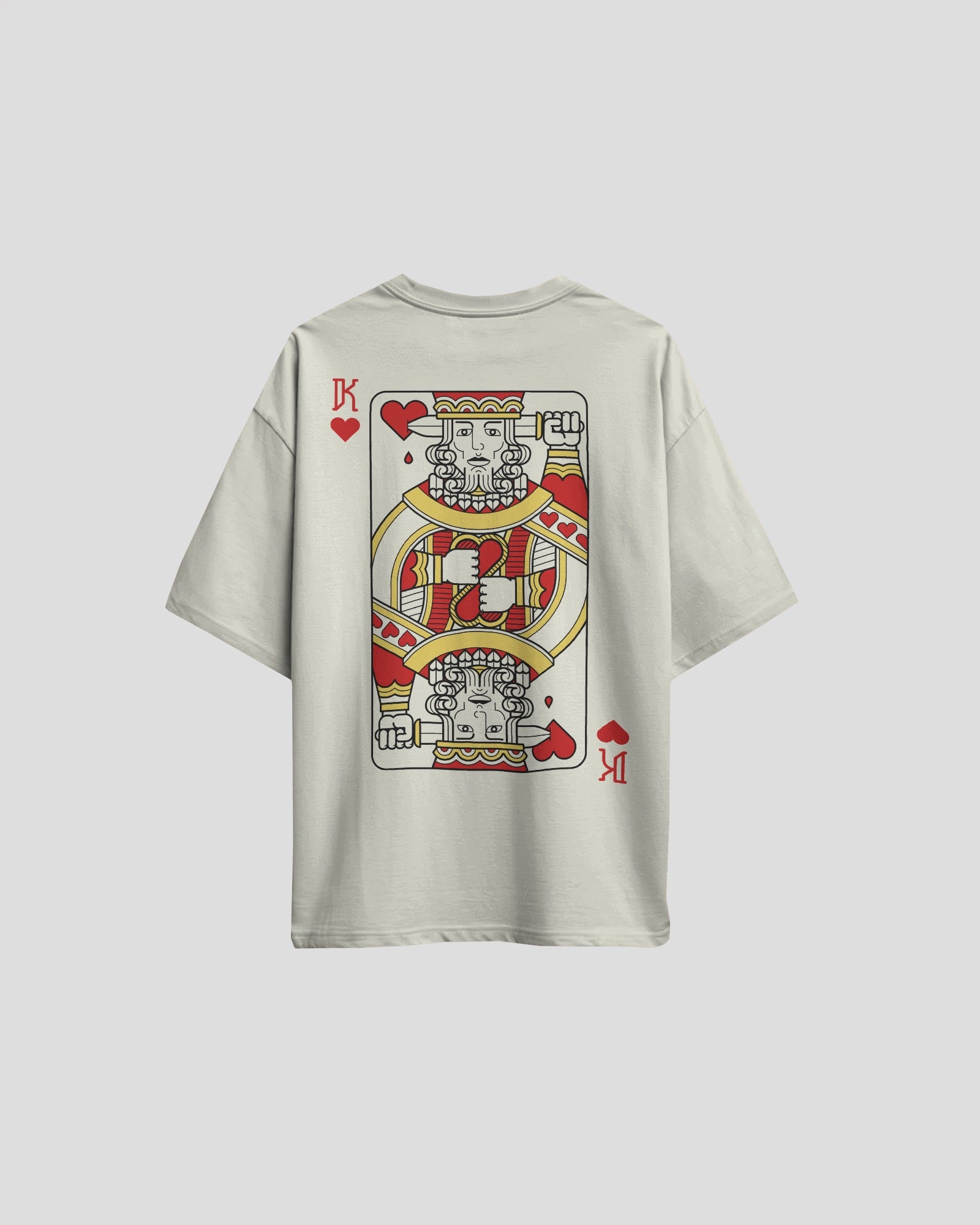 Unisex King Of Hearts Oversized T-shirt