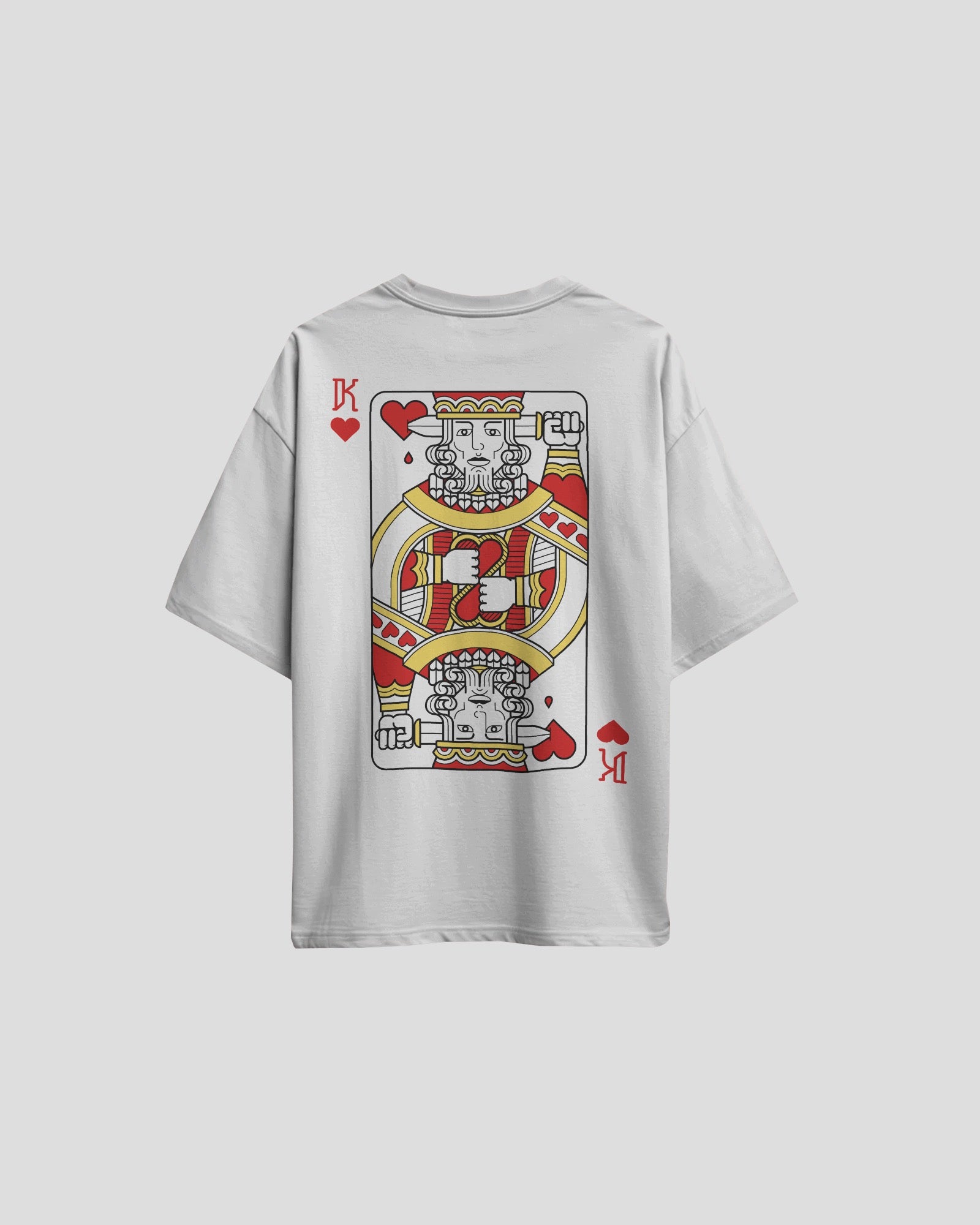 Unisex King Of Hearts Oversized T-shirt