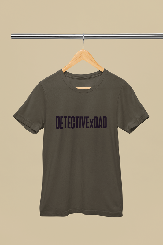 Male Detective Dad T-shirt Flamboyant