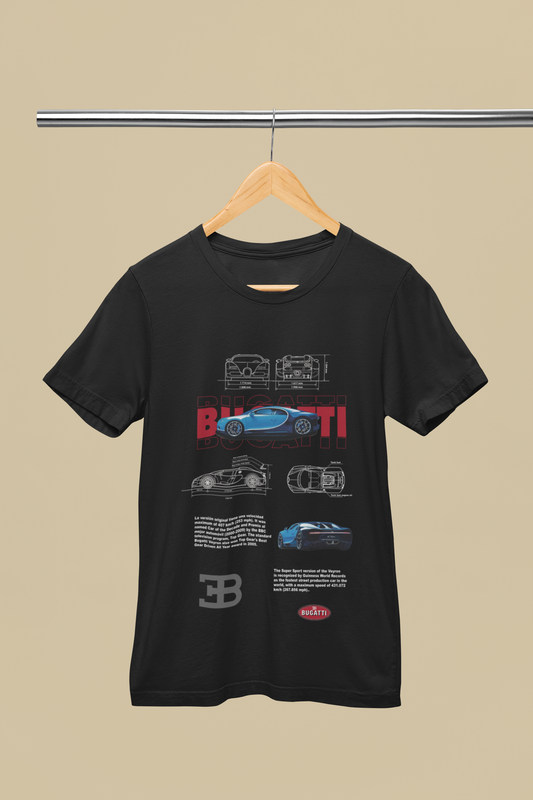 Male Bugatti T-shirt Flamboyant