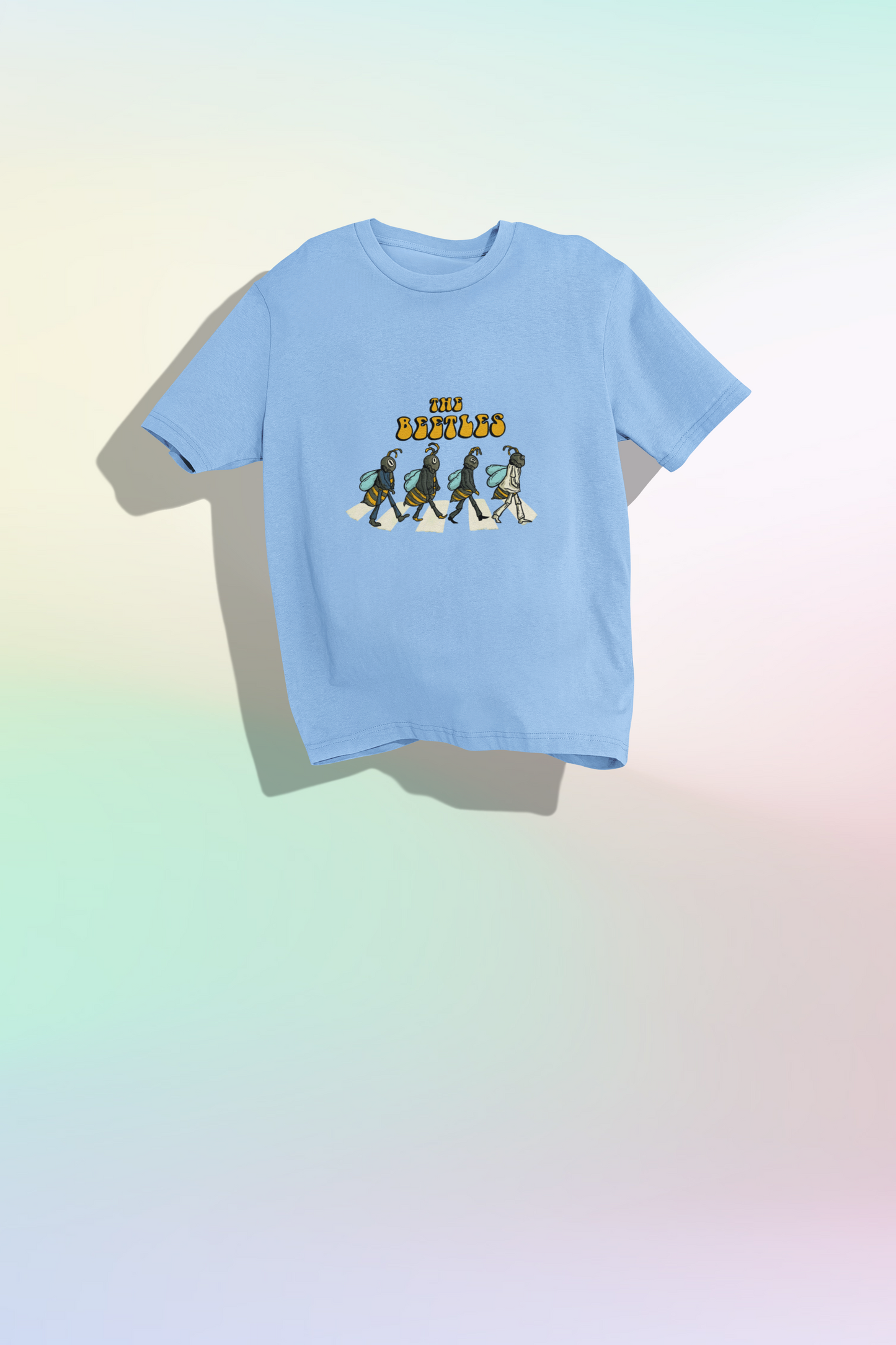 Unisex Beetles Oversized T-shirt Flamboyant
