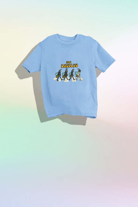 Unisex Beetles Oversized T-shirt Flamboyant