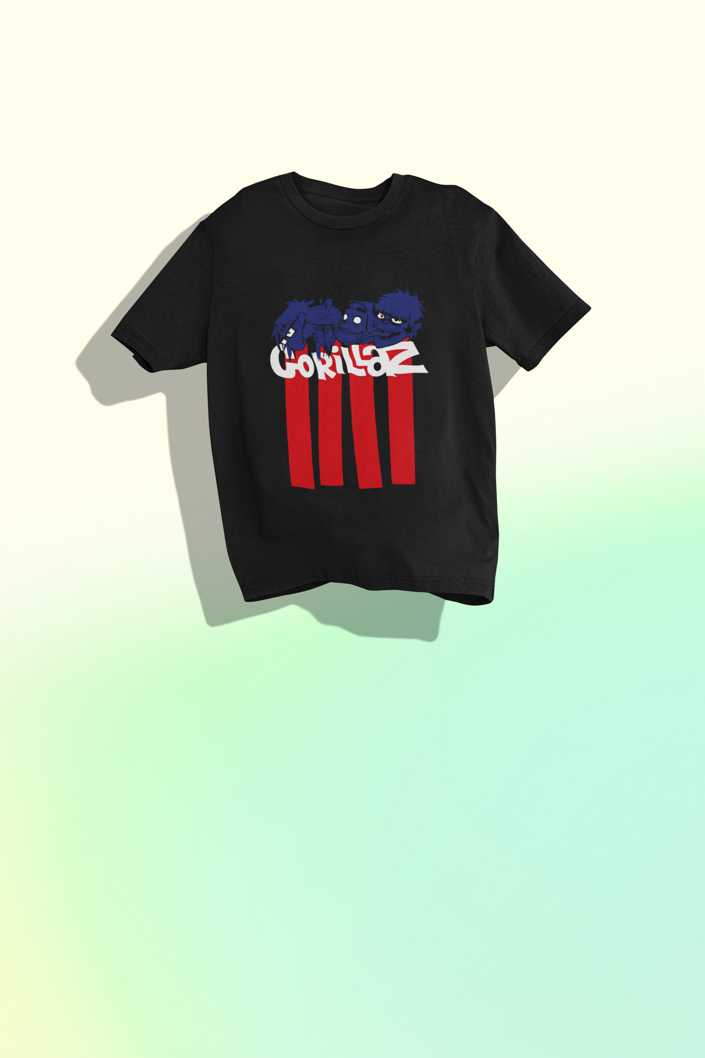 Unisex Gorillaz Oversized T-shirt Flamboyant