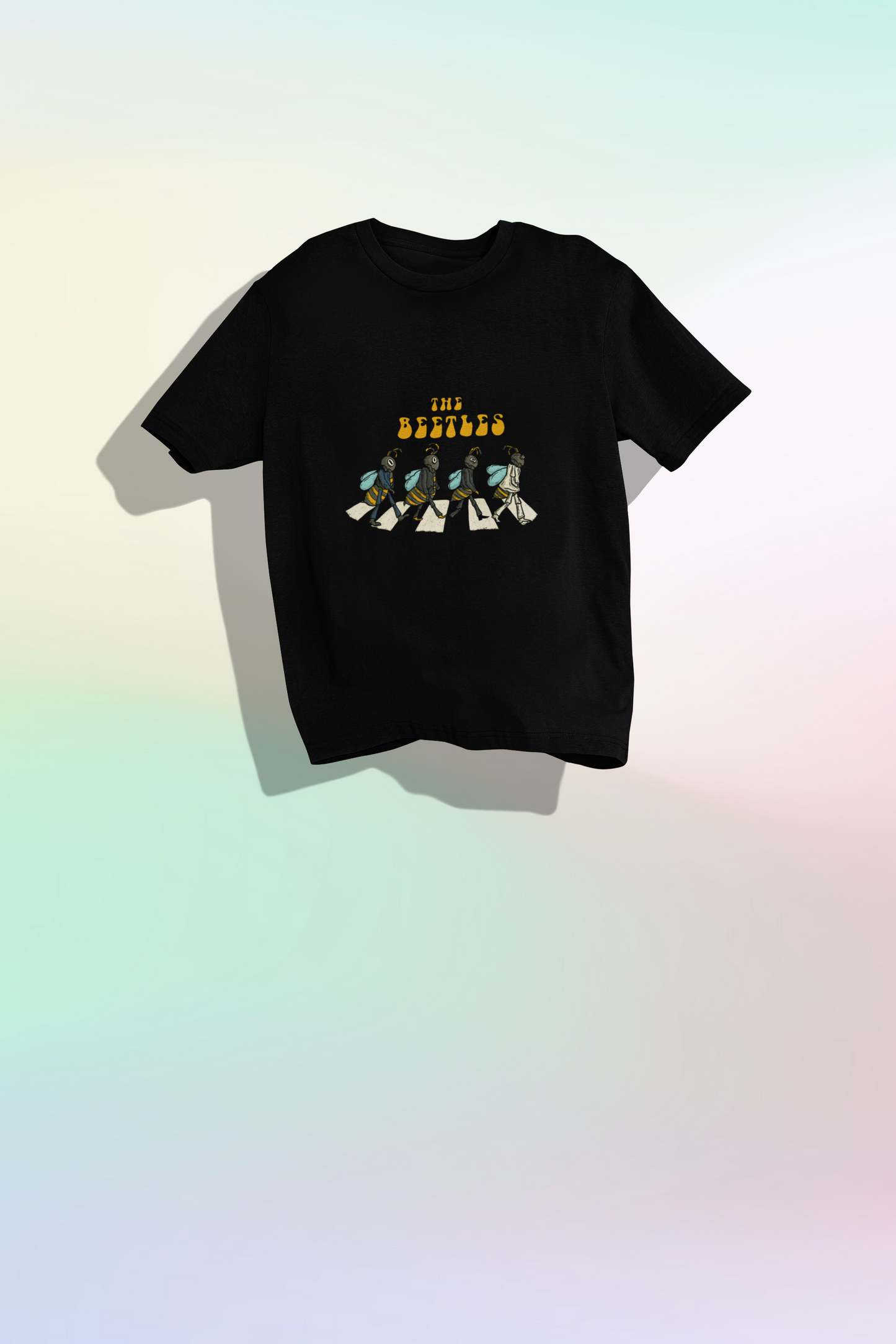 Unisex Beetles Oversized T-shirt Flamboyant