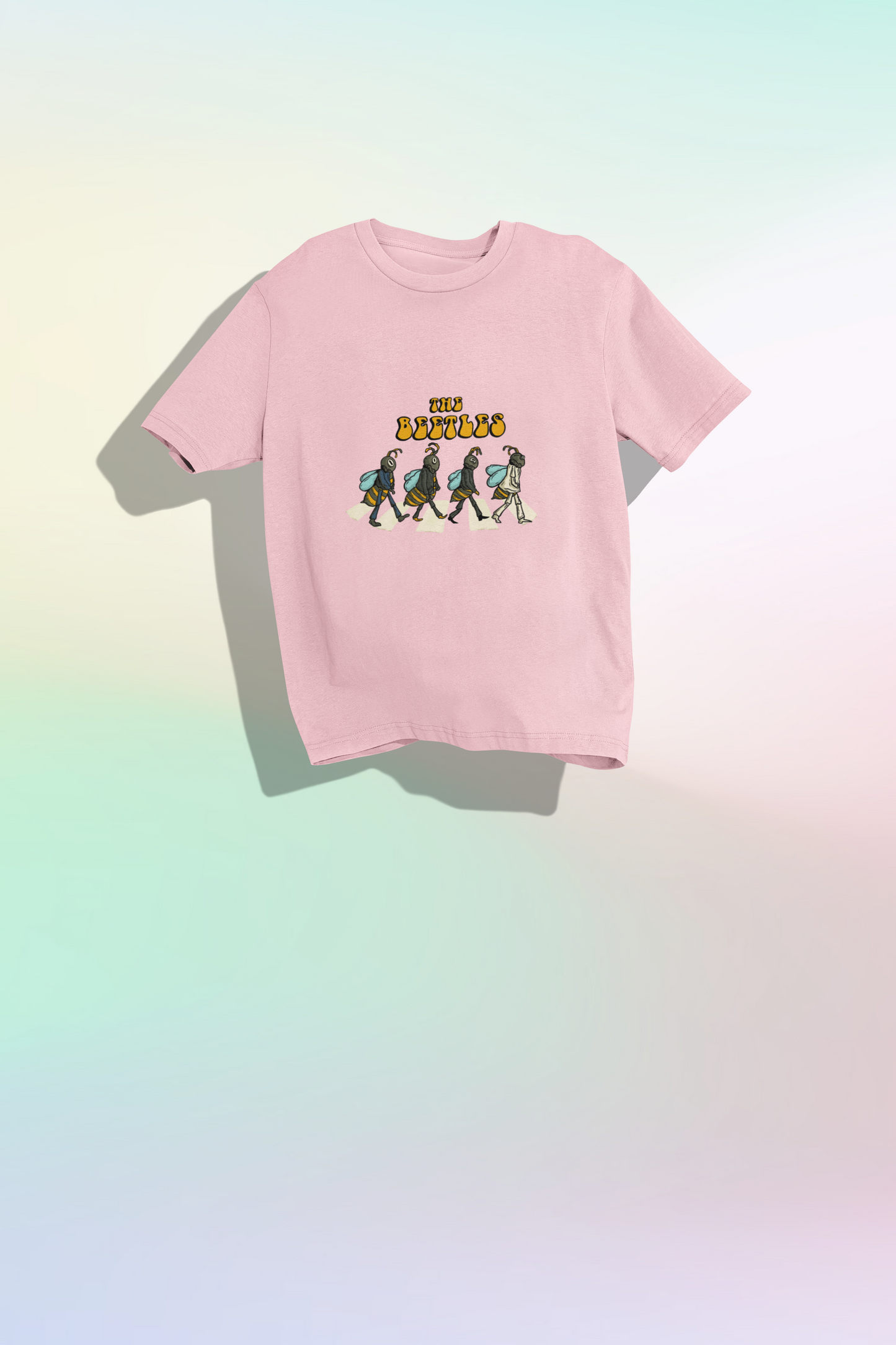 Unisex Beetles Oversized T-shirt Flamboyant
