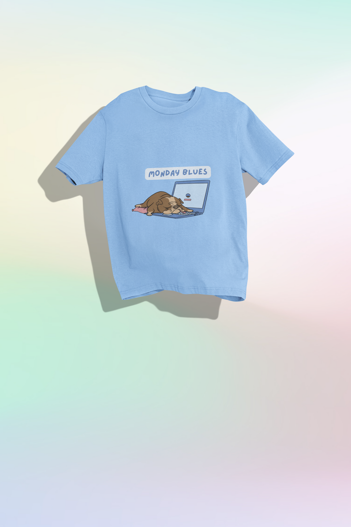 Unisex Monday Blues Oversized T-shirt Flamboyant