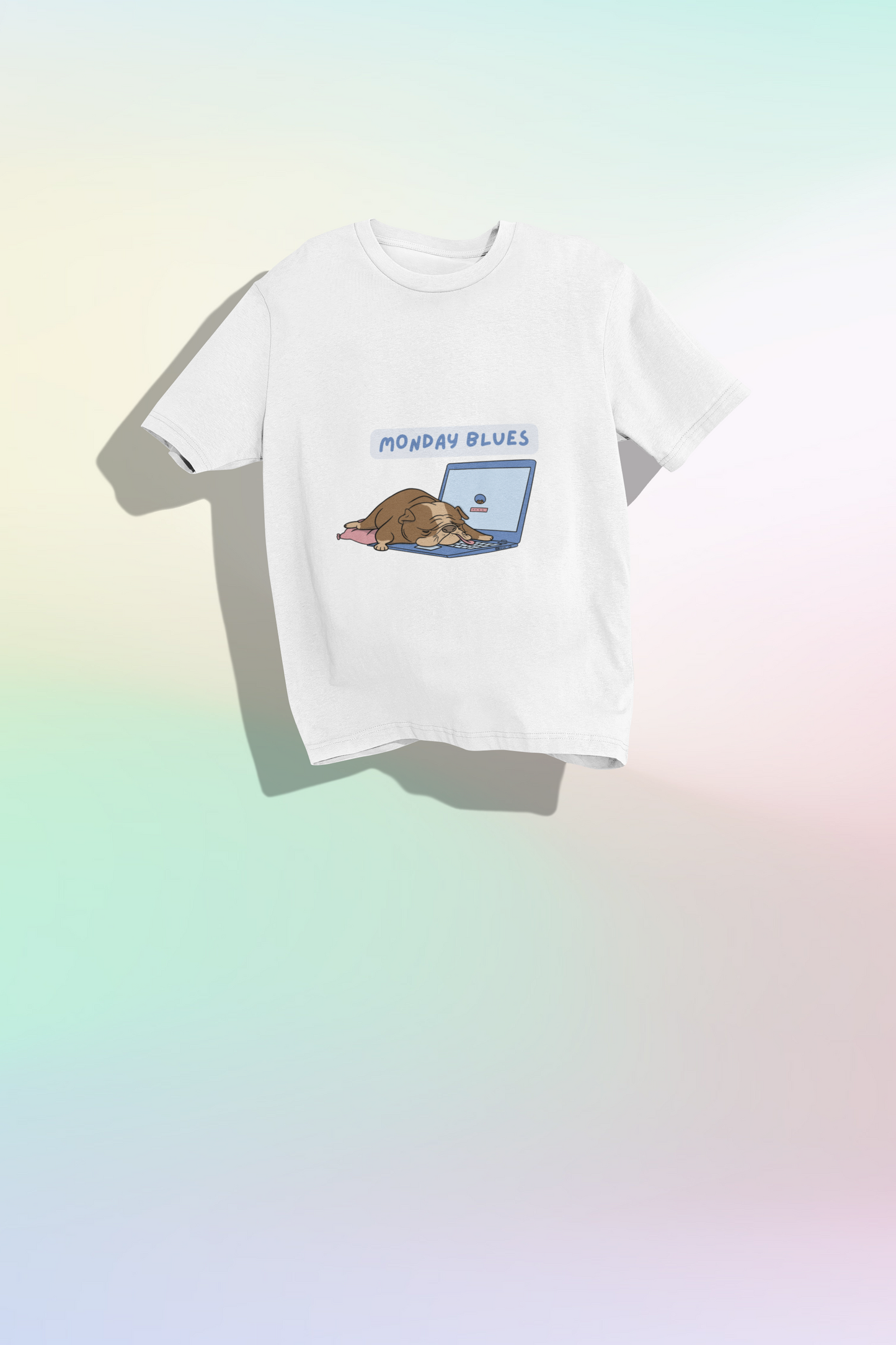 Unisex Monday Blues Oversized T-shirt Flamboyant