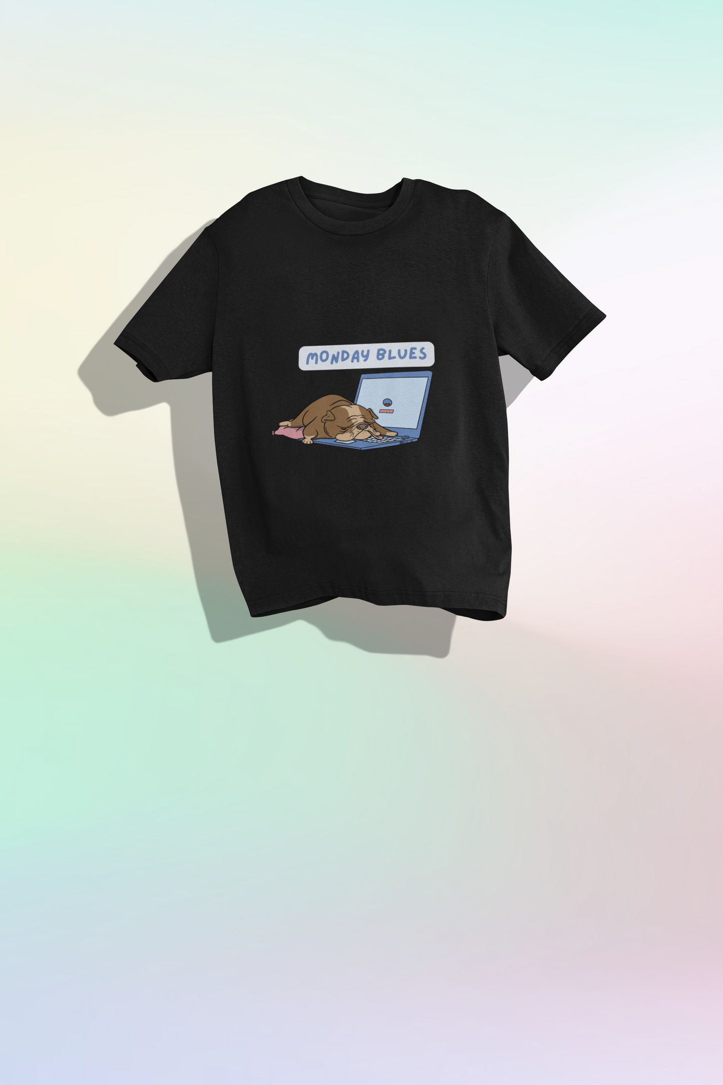 Unisex Monday Blues Oversized T-shirt Flamboyant
