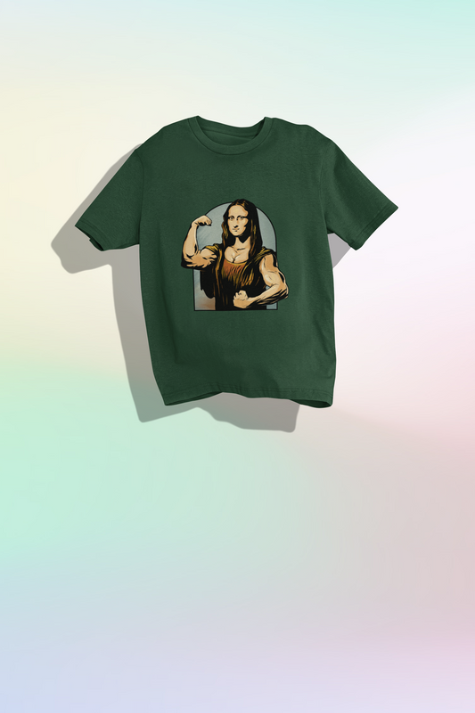 Unisex Muscles Oversized T-shirt Flamboyant