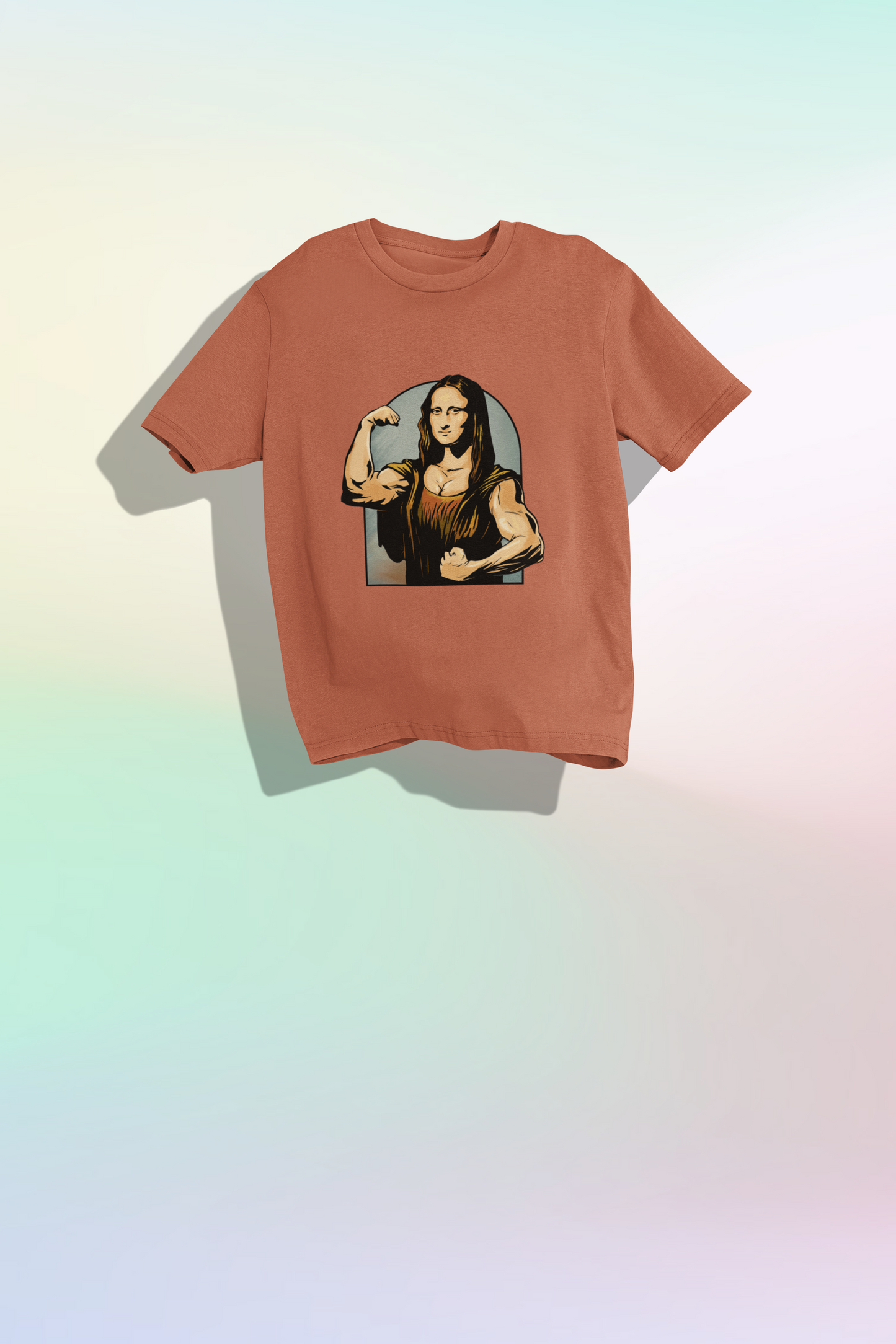Unisex Muscles Oversized T-shirt Flamboyant