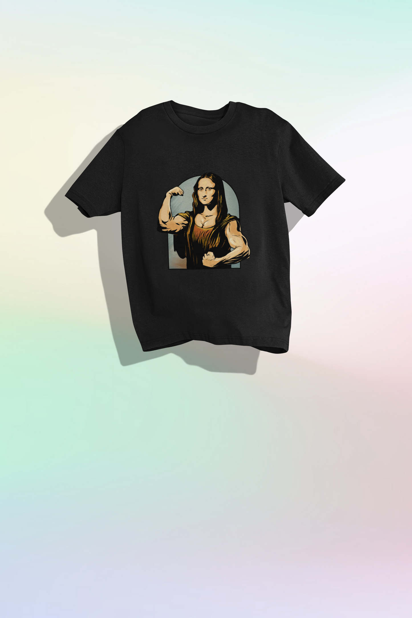 Unisex Muscles Oversized T-shirt Flamboyant