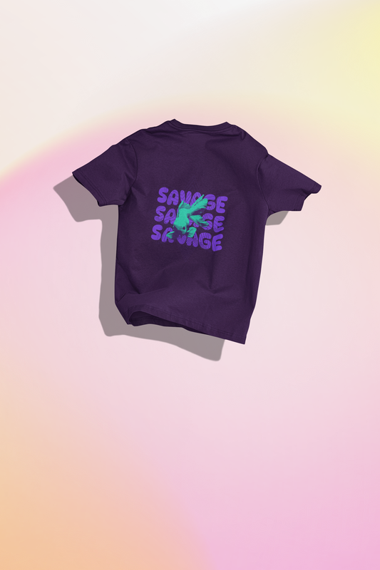 Unisex Savage Oversized T-shirt Flamboyant