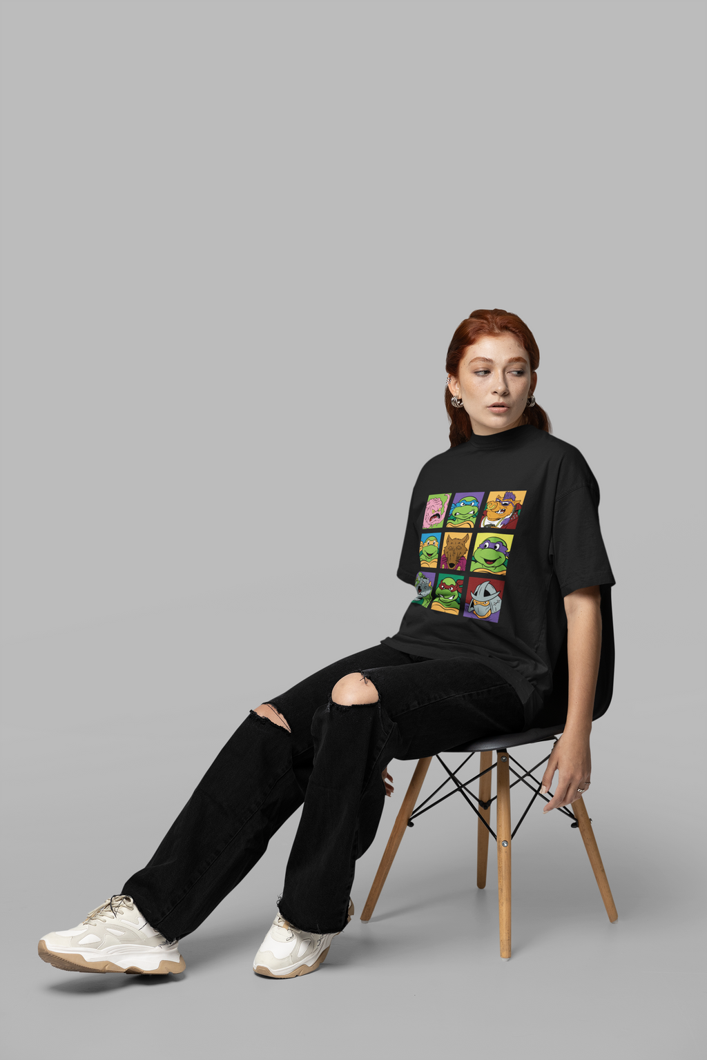 Unisex Ninja Turtles Oversized T-shirt