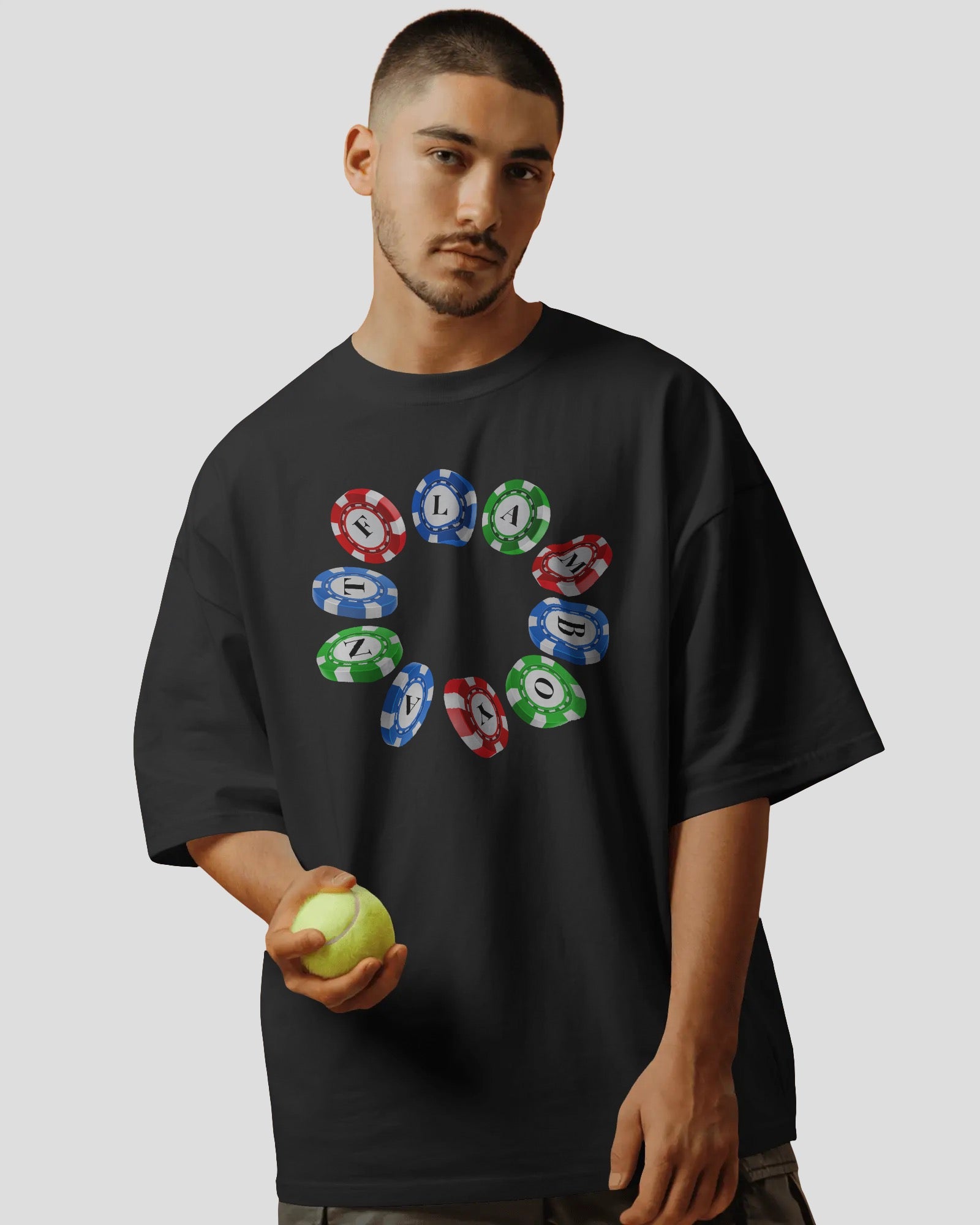 Unisex Poker Oversized T-shirt