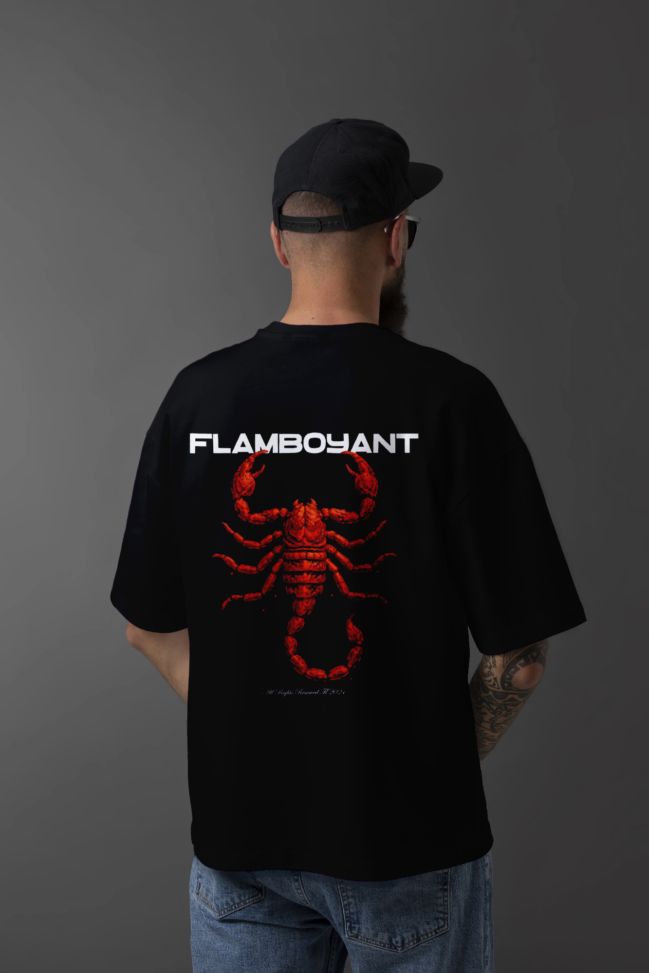 Unisex Scorpio Oversized T-shirt